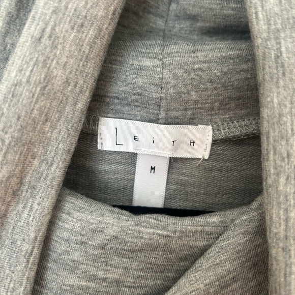 Leith Sleeveless Cowl Neck Gray Dress Size Medium - Picture 4 of 6